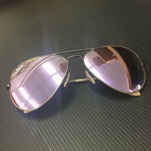 Authentic Ray-Ban Lavender Aviator Sunglasses
